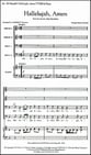 Hallelujah Amen TTBB choral sheet music cover